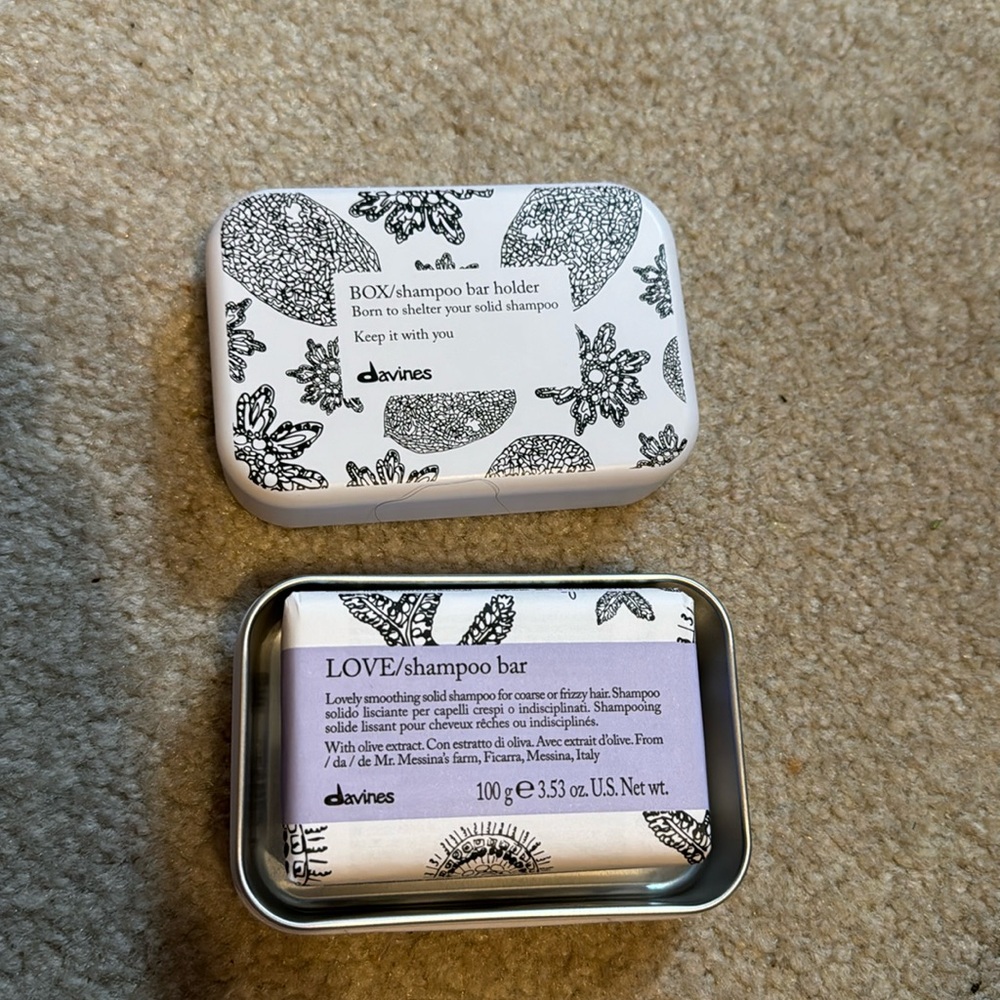Davines Love Shampoo Bar and Holder